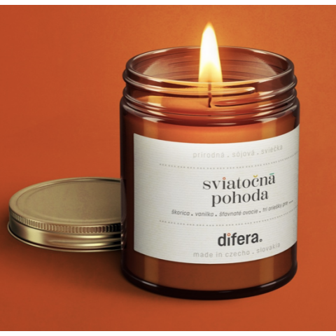 Svíčka Difera - hřejivá pumpkin spice 180 ml