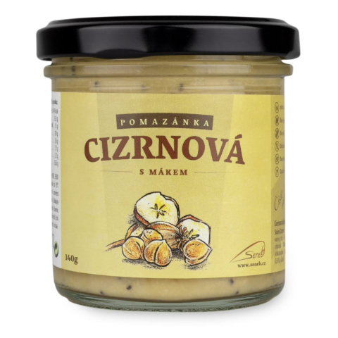 Cizrnová pomazánka s mákem, 140 g