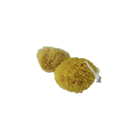 Žlutá houba karibská 9-11 cm s provázkem